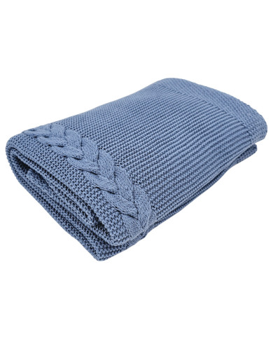 Вязаное одеяло JEANS Вязаное одеяло JEANS