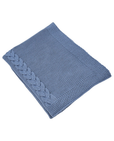 Вязаное одеяло JEANS Вязаное одеяло JEANS