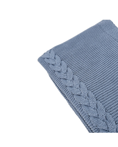 Вязаное одеяло JEANS Вязаное одеяло JEANS