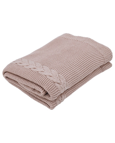 Couverture tricotée ROSE PINK Couverture tricotée ROSE PINK
