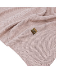 Couverture tricotée ROSE PINK Couverture tricotée ROSE PINK