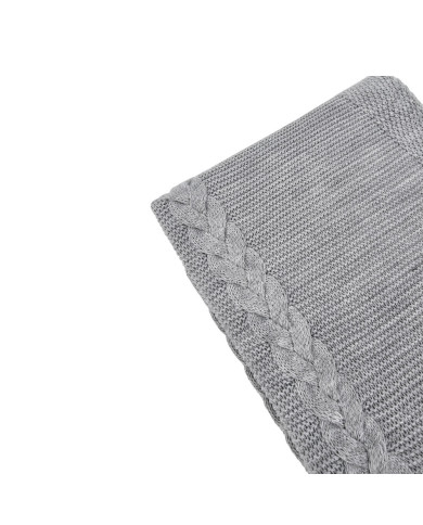 Вязаное одеяло GREY Вязаное одеяло GREY