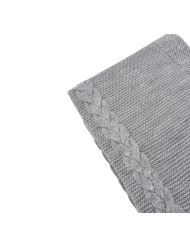 Gestrickte Decke GREY Gestrickte Decke GREY