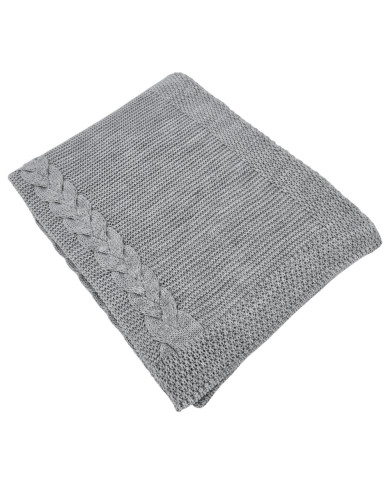 Вязаное одеяло GREY Вязаное одеяло GREY