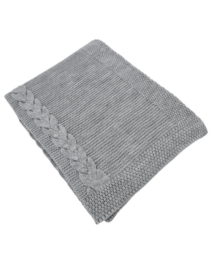 Knitted Blanket GREY