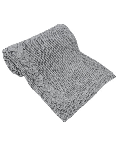 Вязаное одеяло GREY Вязаное одеяло GREY