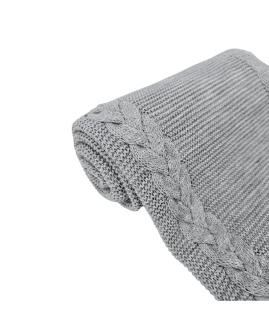 Вязаное одеяло GREY Вязаное одеяло GREY