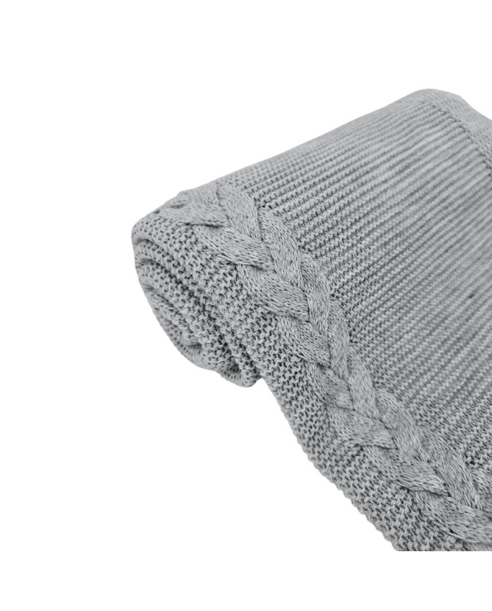 Couverture tricotée GREY Couverture tricotée GREY
