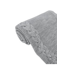 Knitted Blanket GREY