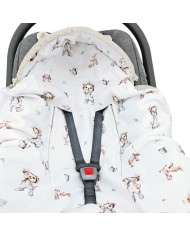 Hálózsák a VELVET autósülés 3 pontos és 5 pontos biztonsági övéhez GARDENER BEAR Hálózsák a VELVET autósülés 3 pontos és 5 pontos biztonsági övéhez GARDENER BEAR