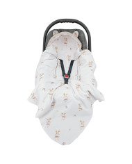 Baby Car Seat Sleeping Bag VELVET 3 and 5-point belts BALLERINA MOUSE Baby Car Seat Sleeping Bag VELVET 3 and 5-point belts BALLERINA MOUSE
