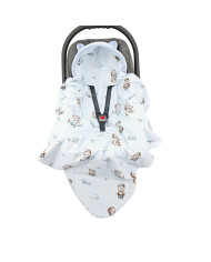 Schlafsack für den Kindersitz VELVET 3- und 5-Punkt-Gurte PILOT BEAR Schlafsack für den Kindersitz VELVET 3- und 5-Punkt-Gurte PILOT BEAR