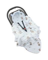 Schlafsack für den Kindersitz VELVET 3- und 5-Punkt-Gurte PILOT BEAR Schlafsack für den Kindersitz VELVET 3- und 5-Punkt-Gurte PILOT BEAR