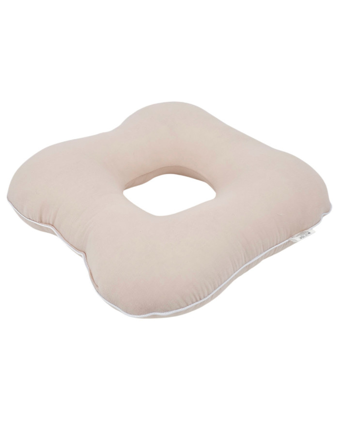 Muślinowa Poduszka poporodowa PUDROWY RÓŻ