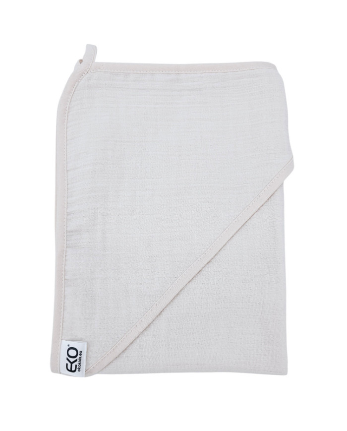 Muslin Ručnik sa Kapuljačom BEIGE