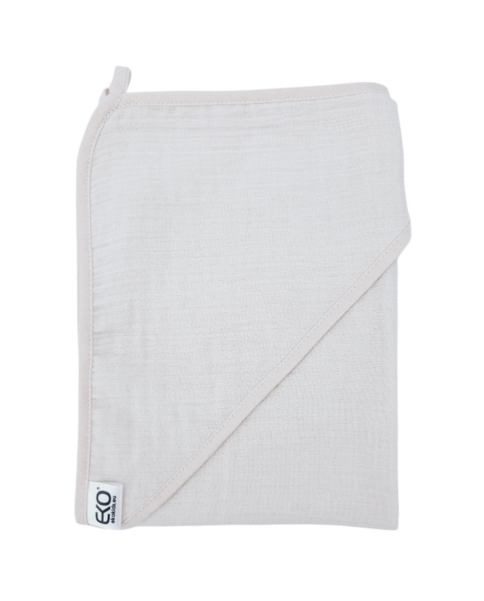 Muslin Bademantel BEIGE