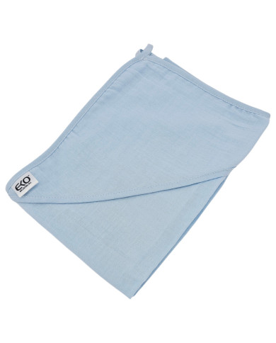 Muslin Ručnik sa Kapuljačom BLUE Muslin Ručnik sa Kapuljačom BLUE