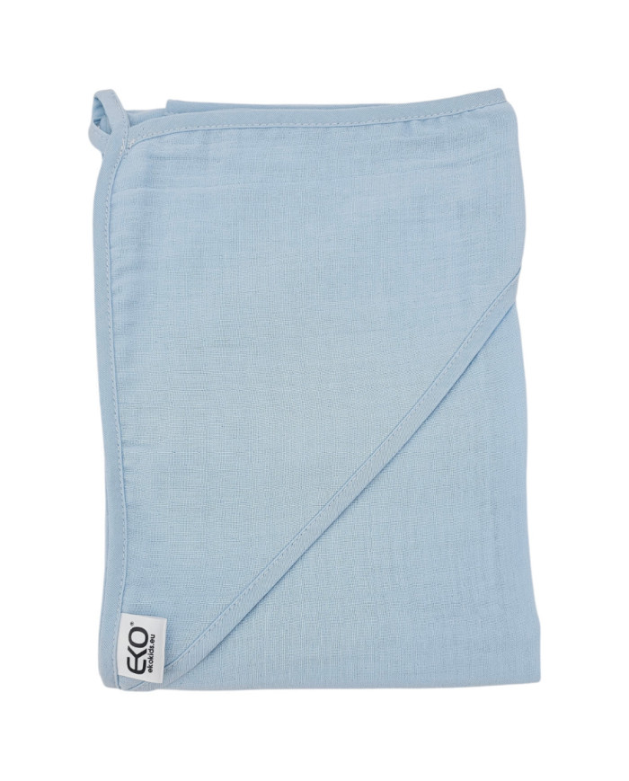 Couverture de bain en mousseline BLUE Couverture de bain en mousseline BLUE