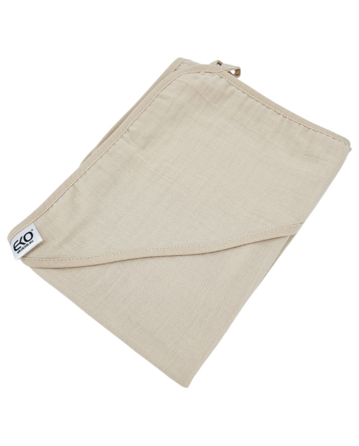 Muslin Ručnik sa Kapuljačom LATTE