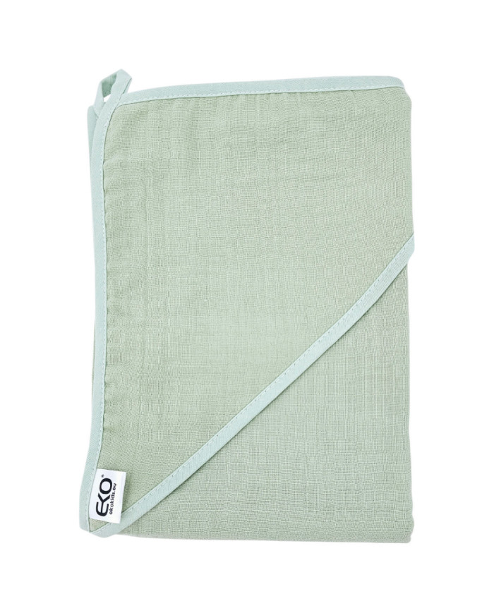 Muslin Ručnik sa Kapuljačom MINT Muslin Ručnik sa Kapuljačom MINT