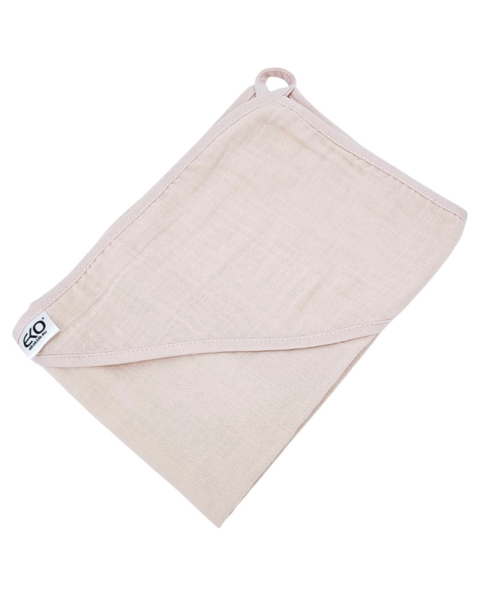 Muslin Ručnik sa Kapuljačom ROSE PINK