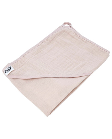 Couverture de bain en mousseline ROSE PINK Couverture de bain en mousseline ROSE PINK