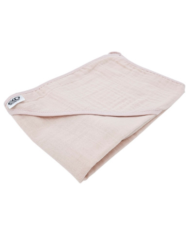 Couverture de bain en mousseline ROSE PINK Couverture de bain en mousseline ROSE PINK