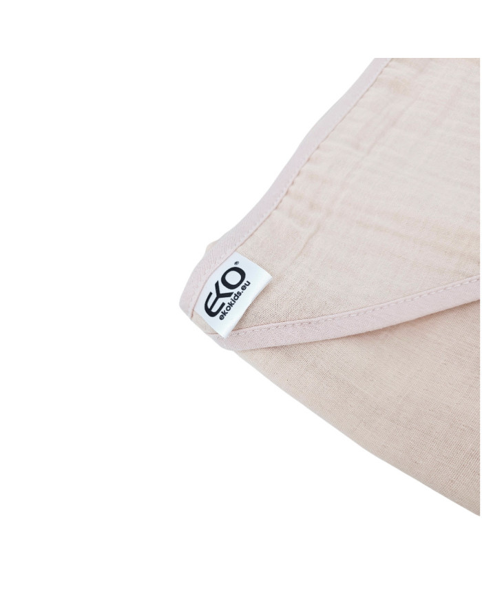 Couverture de bain en mousseline ROSE PINK Couverture de bain en mousseline ROSE PINK