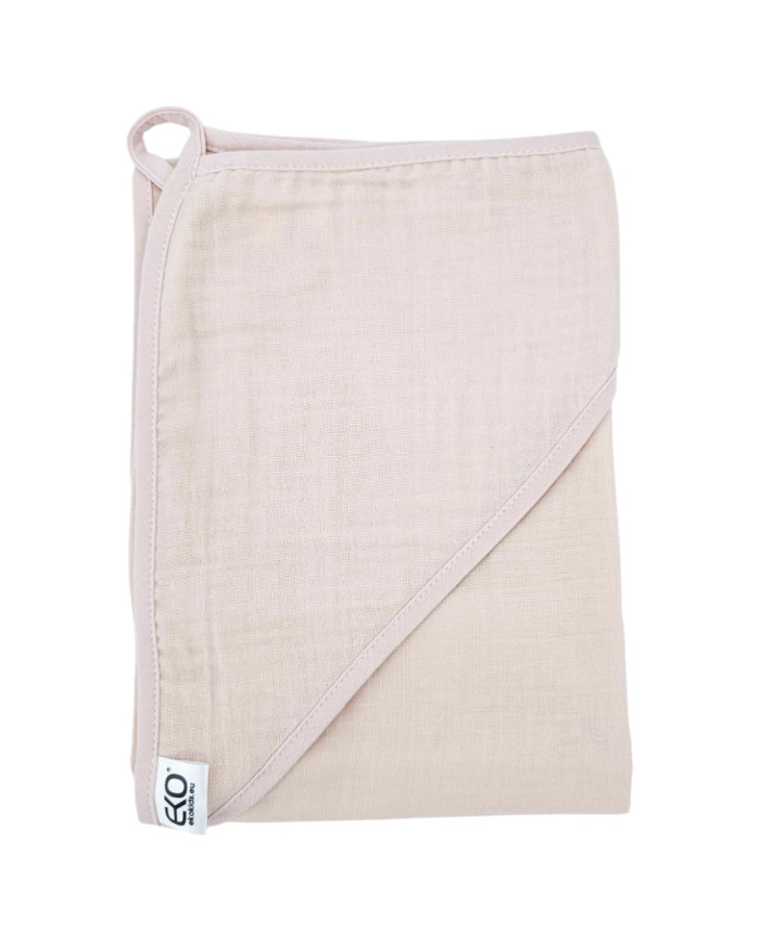 Muslin Ručnik sa Kapuljačom ROSE PINK