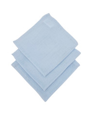 Plenky Muslin 30x30cm 3ks. BLUE