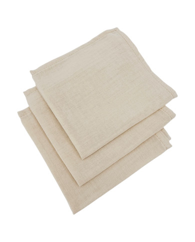 Muslin Nappies 30x30cm 3pcs. LATTE Muslin Nappies 30x30cm 3pcs. LATTE