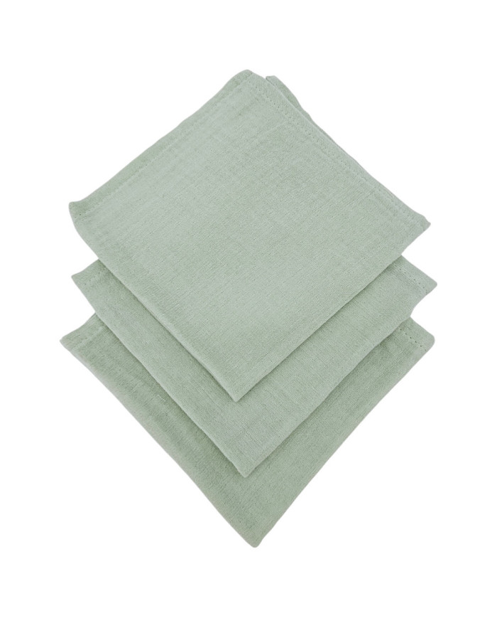 Plenky Muslin 30x30cm 3ks. MINT Plenky Muslin 30x30cm 3ks. MINT