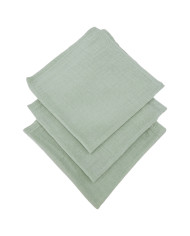 Plenky Muslin 30x30cm 3ks. MINT Plenky Muslin 30x30cm 3ks. MINT