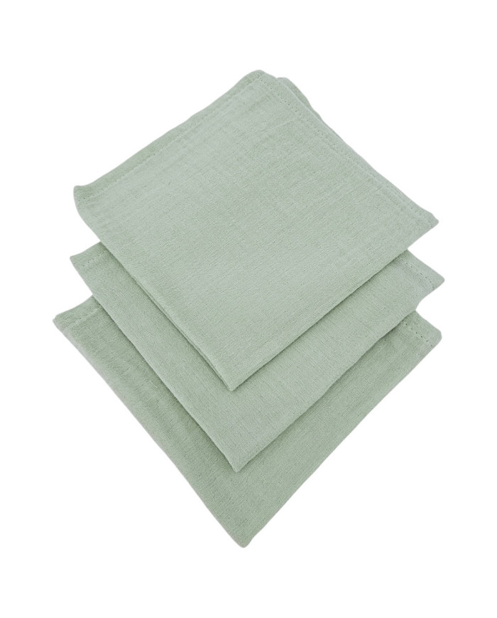 Plenky Muslin 30x30cm 3ks. MINT Plenky Muslin 30x30cm 3ks. MINT