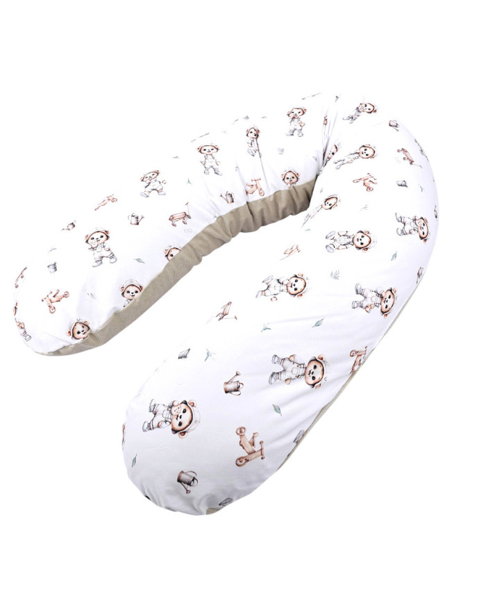 VELVET nursing pillow GARDENER BEAR VELVET nursing pillow GARDENER BEAR