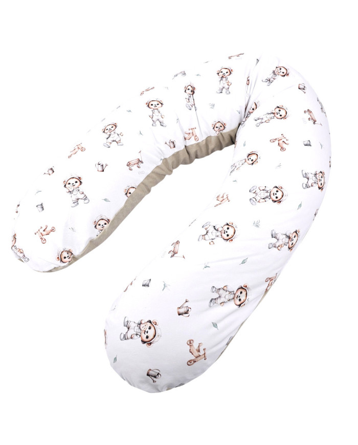 VELVET nursing pillow GARDENER BEAR VELVET nursing pillow GARDENER BEAR