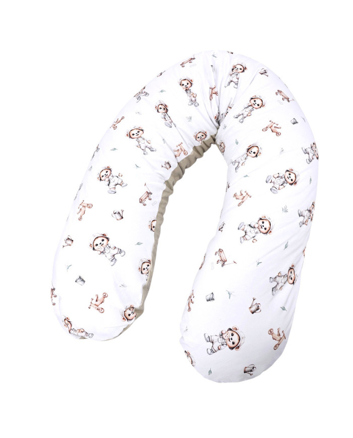 VELVET nursing pillow GARDENER BEAR VELVET nursing pillow GARDENER BEAR