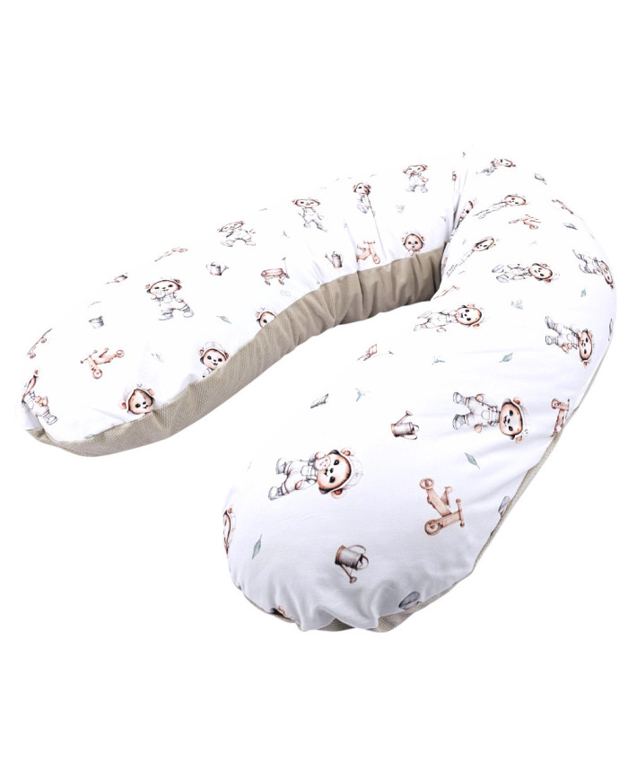 VELVET nursing pillow GARDENER BEAR VELVET nursing pillow GARDENER BEAR