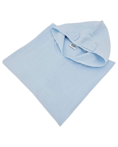 Muslin Poncho BLUE Muslin Poncho BLUE