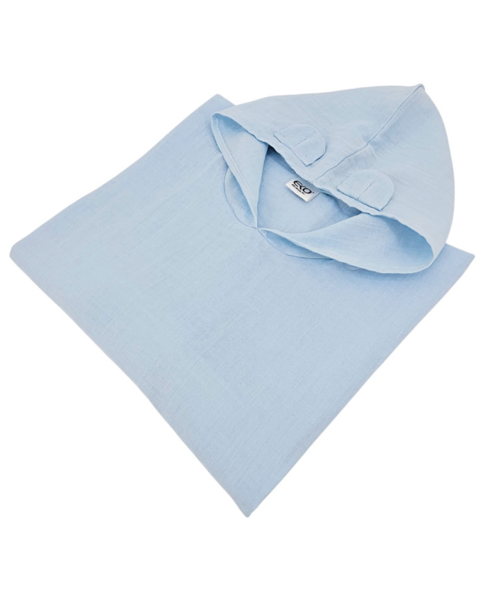 Muslin Pončo BLUE Muslin Pončo BLUE