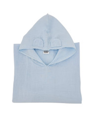 Muslin Pončo BLUE Muslin Pončo BLUE