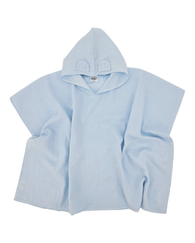 Poncho Muslin BLEU Poncho Muslin BLEU