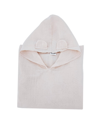 Muslin Pončo  ROSE PINK Muslin Pončo  ROSE PINK