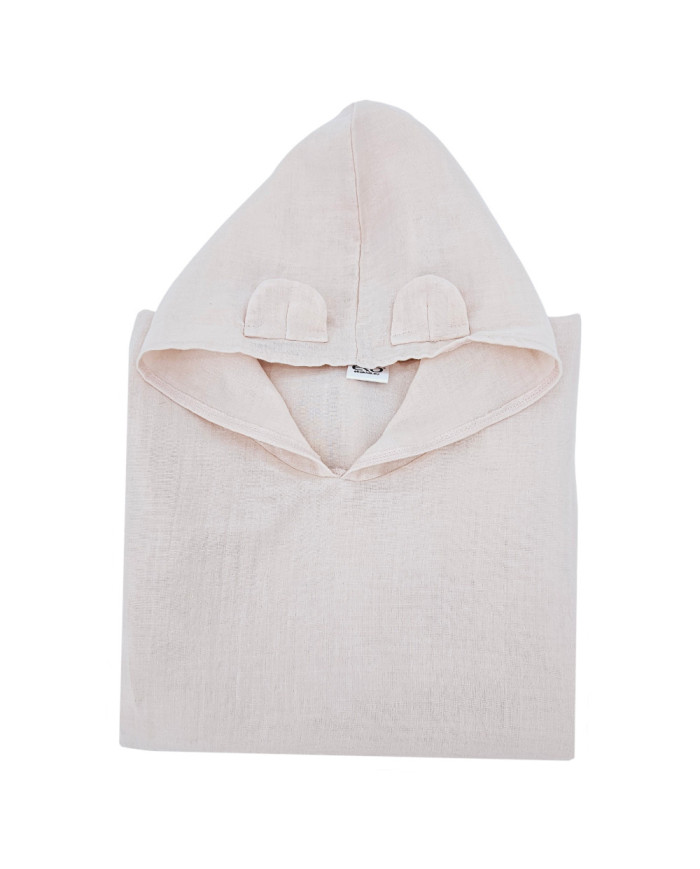 Muslin Poncho ROSE PINK Muslin Poncho ROSE PINK