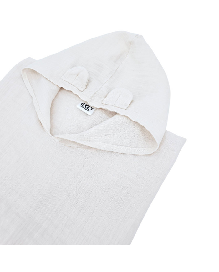 Muslin Poncho BEIGE Muslin Poncho BEIGE