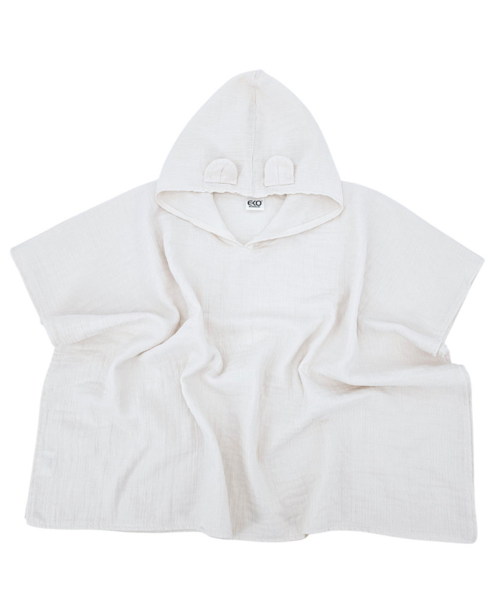 Muslin Poncho BEIGE Muslin Poncho BEIGE