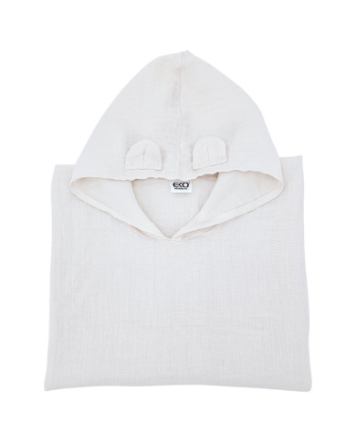 Muslin Poncho BEIGE Muslin Poncho BEIGE