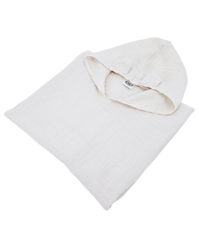Muslin Poncho BEIGE Muslin Poncho BEIGE