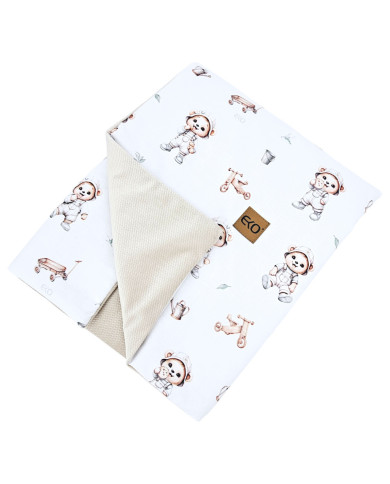 Educational blanket mat with lining VELVET GARDENER BEAR Educational blanket mat with lining VELVET GARDENER BEAR