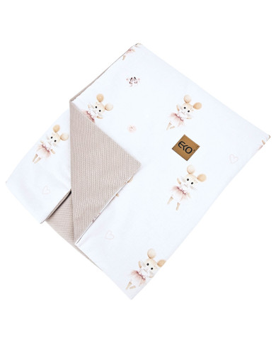 Educational blanket mat with lining VELVET BALLERINA MOUSE Educational blanket mat with lining VELVET BALLERINA MOUSE